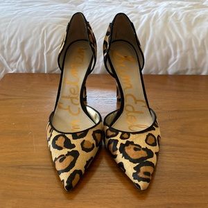 Sam Edelman Leopard Pumps Size 7- worn twice